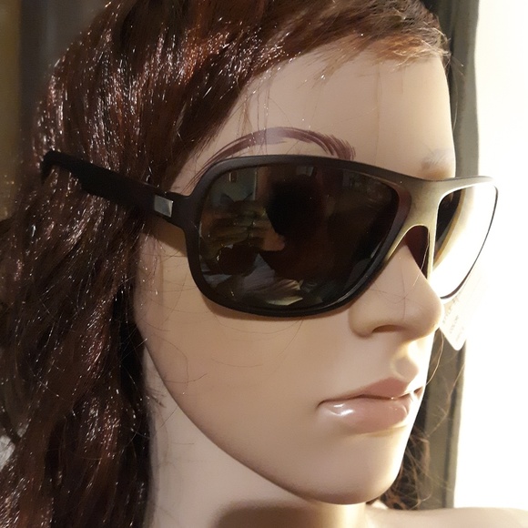 Plastic Black Matte Finished Reflective Sunglasses - Picture 3 of 4